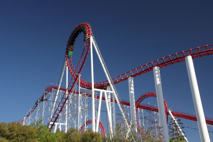 Six Flags Rollercoaster