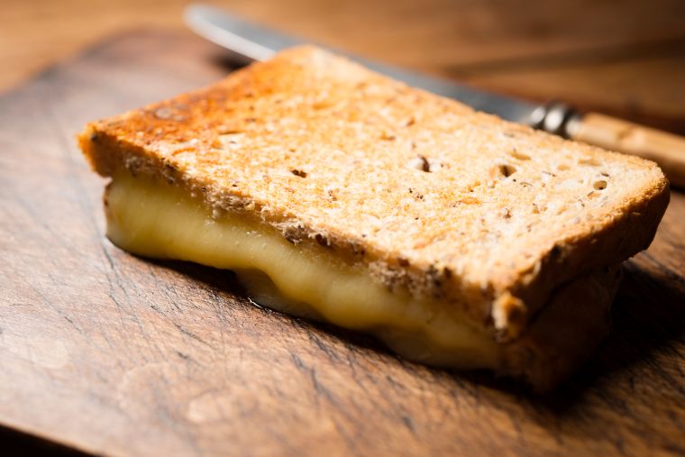 Toasted Cheese Sandwich.