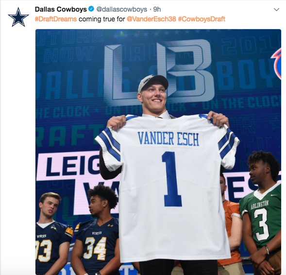 Vander Esch Tweets