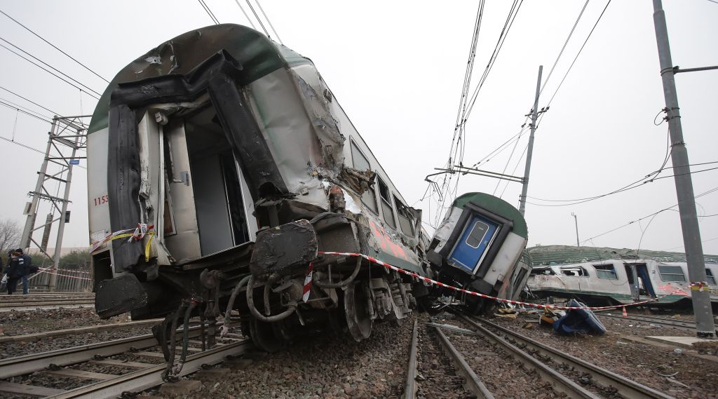 Milan Train Crash: Commuter train Derails In Italy