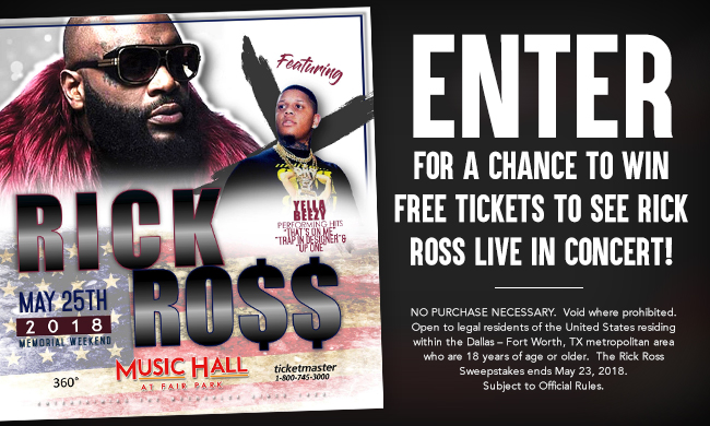 Rick Ross Giveaway Sweepstakes