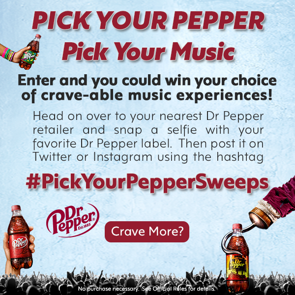 Dr Pepper: Pick your Pepper, Pick your Music