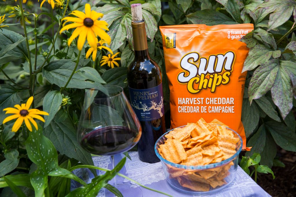 Wine pairings with chips