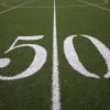 50 yard line football field