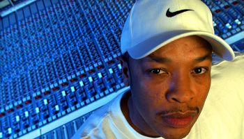 DR. DRE, rap producer, working on a new album inside his studio, Record One in Sherman Oaks, Feb. 12