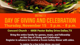 District 3-Day of Giving and Celebration
