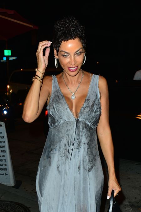 Nicole Murphy out for dinner at Craig's restaurant