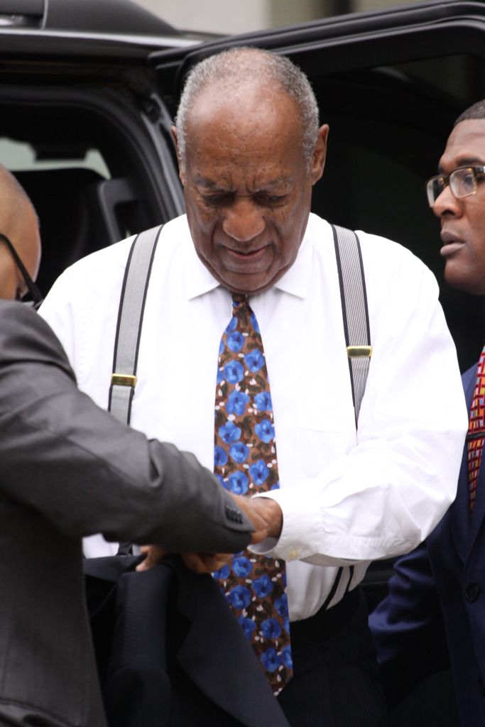 Bill Cosby arrives at the Montgomery County Court for sentencing in Rockville