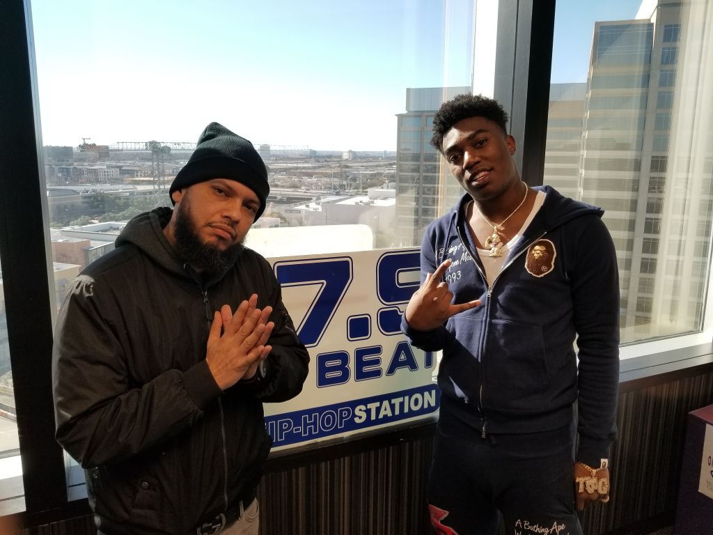 Fredo Bang at 97.9 The Beat