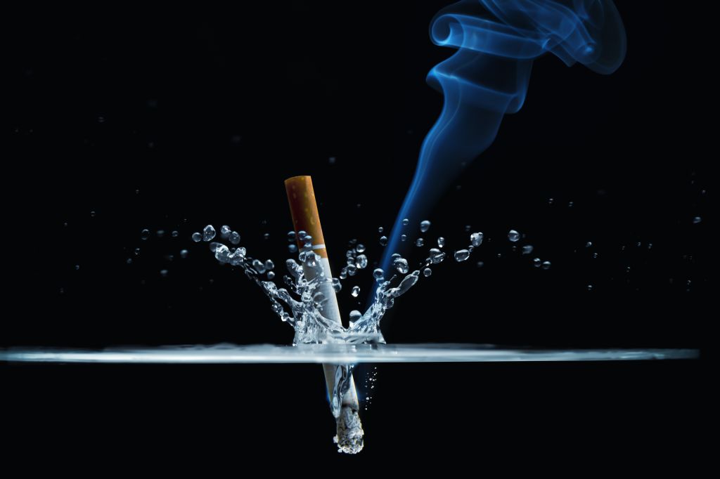 Dead of a cigarette