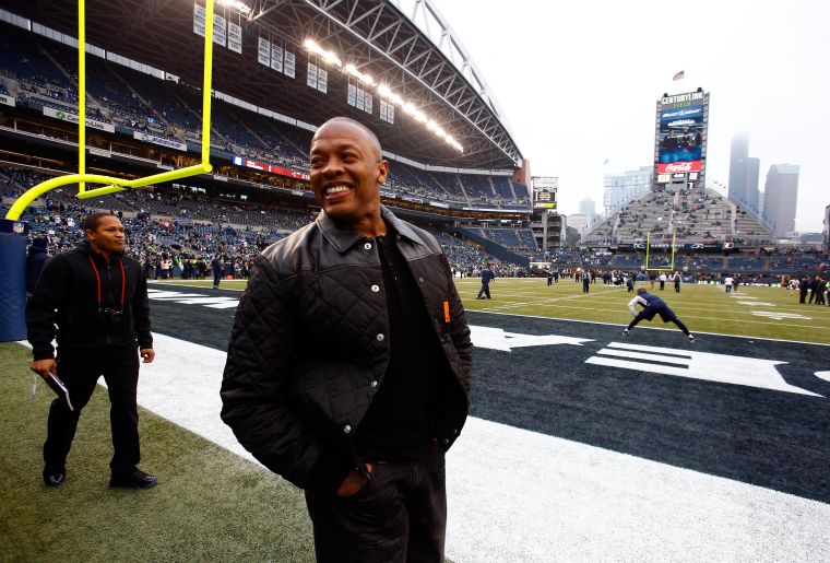 Beats By Dre's Dr. Dre And Jimmy Iovine With Seahawks And 49ers