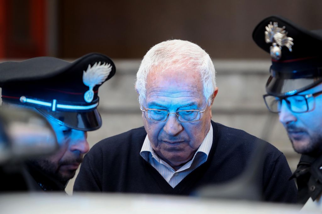 Italian Mafia 'godfather' Settimo Mineo held in Sicily raid