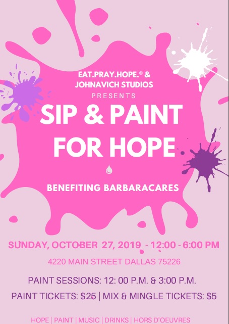 Sip & Paint For Hope