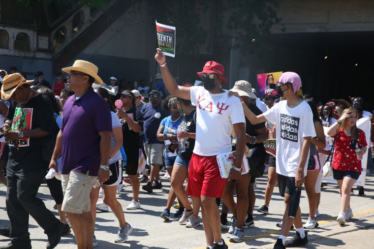 Opal Lee's Juneteenth Parade Celebration