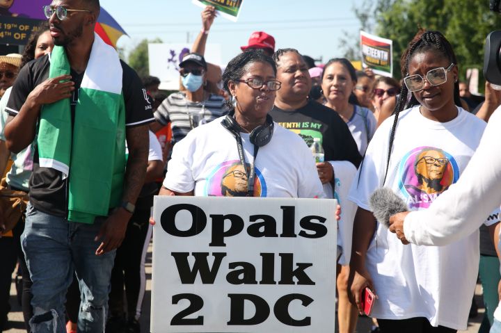 Opal Lee's Juneteenth Parade Celebration