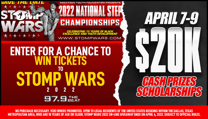 Stomp Wars April 2022 Contest_RD Dallas KBFB_February 2022