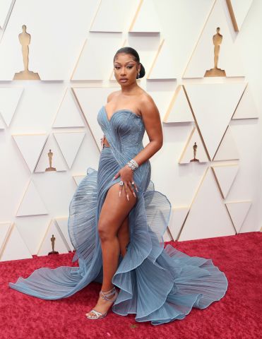 Megan Thee Stallion attends the 94th Annual Academy Awards at Hollywood and Highland on March 27, 2022 in Hollywood, California