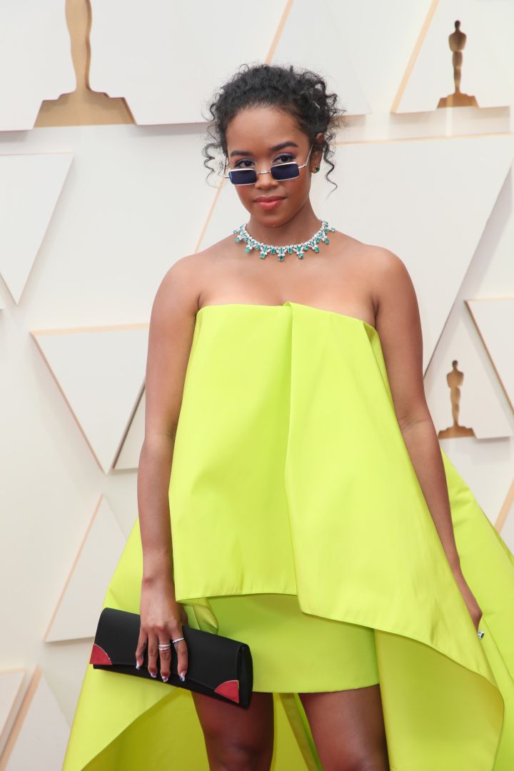 H.E.R. attends the 94th Annual Academy Awards at Hollywood and Highland on March 27, 2022 in Hollywood, California