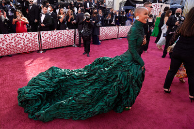 Jada Pinkett Smith arrives on the red carpet of the 94th Oscars®