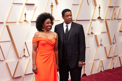 Oscar® nominee Denzel Washington and Pauletta Washington during the 94th Oscars®