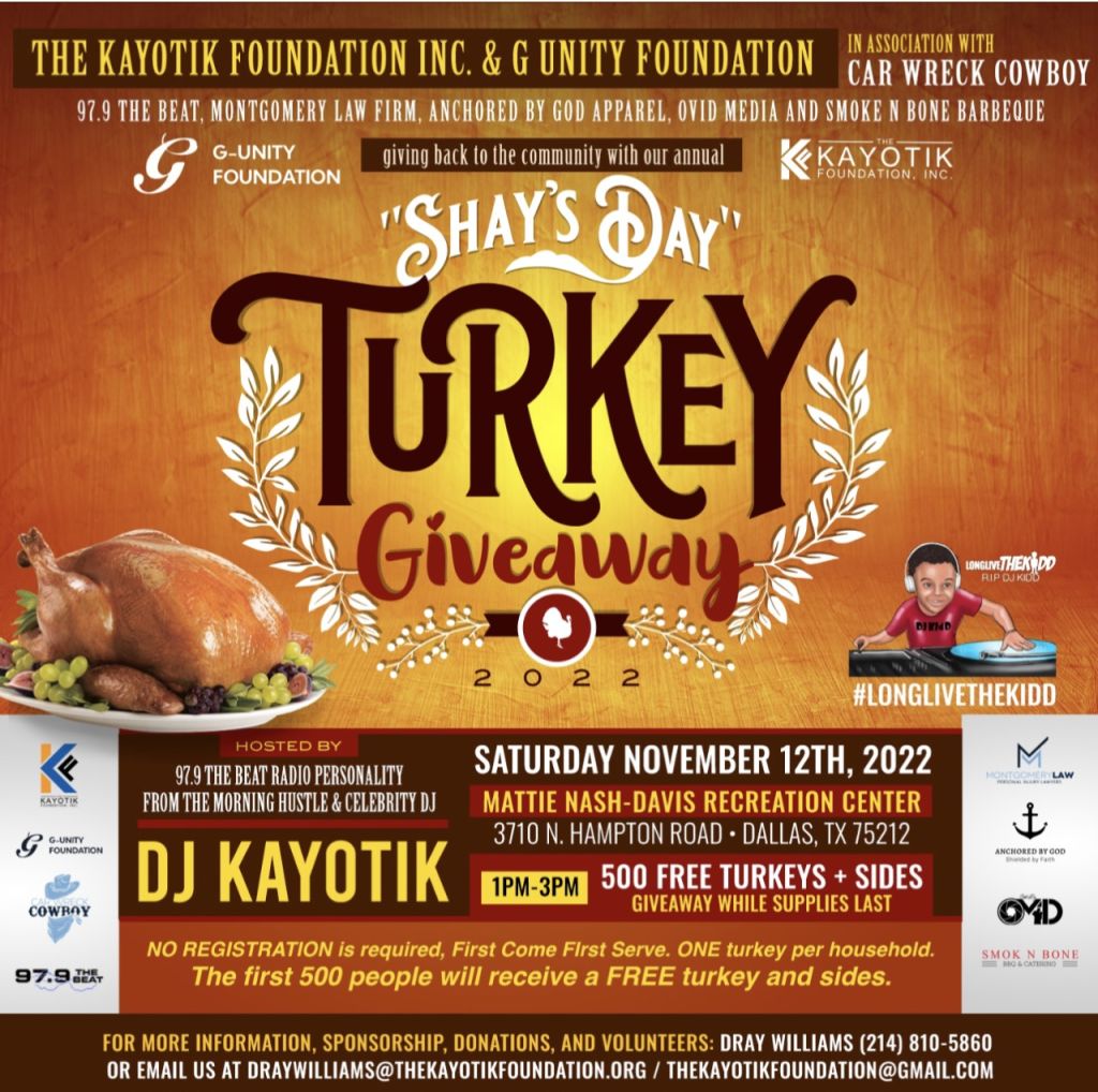 Kayotik Foundation Turkey Giveaway