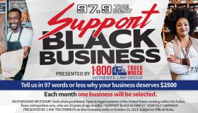 Local: “Support Black Business" Presented by 1-800-TRUCK WRECK Contest Graphics- Dallas KZMJ_RD Dallas KZMJ_January 2023