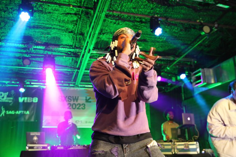 Armani Blanco at Vibe x def Jam " Hip Hop's Next & Now" SXSW 2023