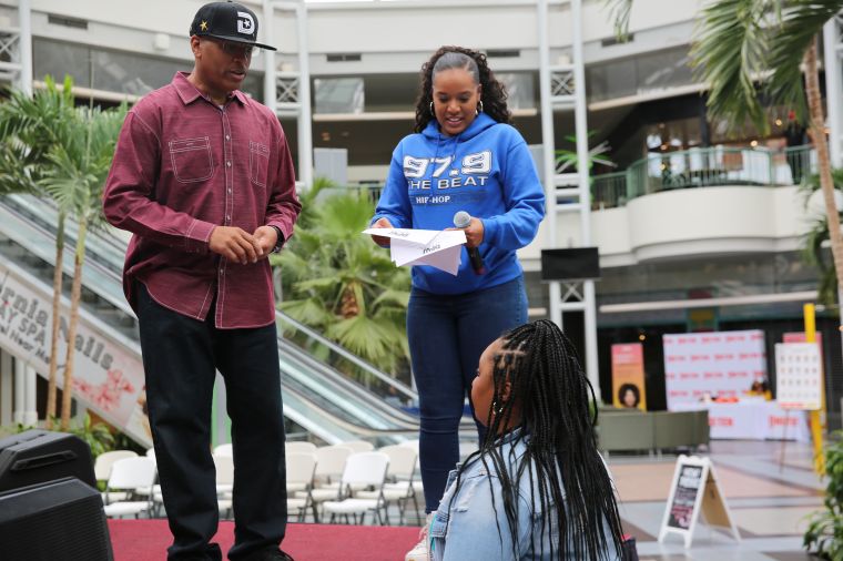 NTR Director- Martiea Anderson, Community Director- Jamie Goodspeed, Program Direcor- Big Bink at the DFW Career Fair