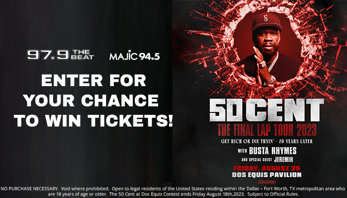 50 Cent at Dos Equis Contest Graphics | iOne Local | 2023-05-11