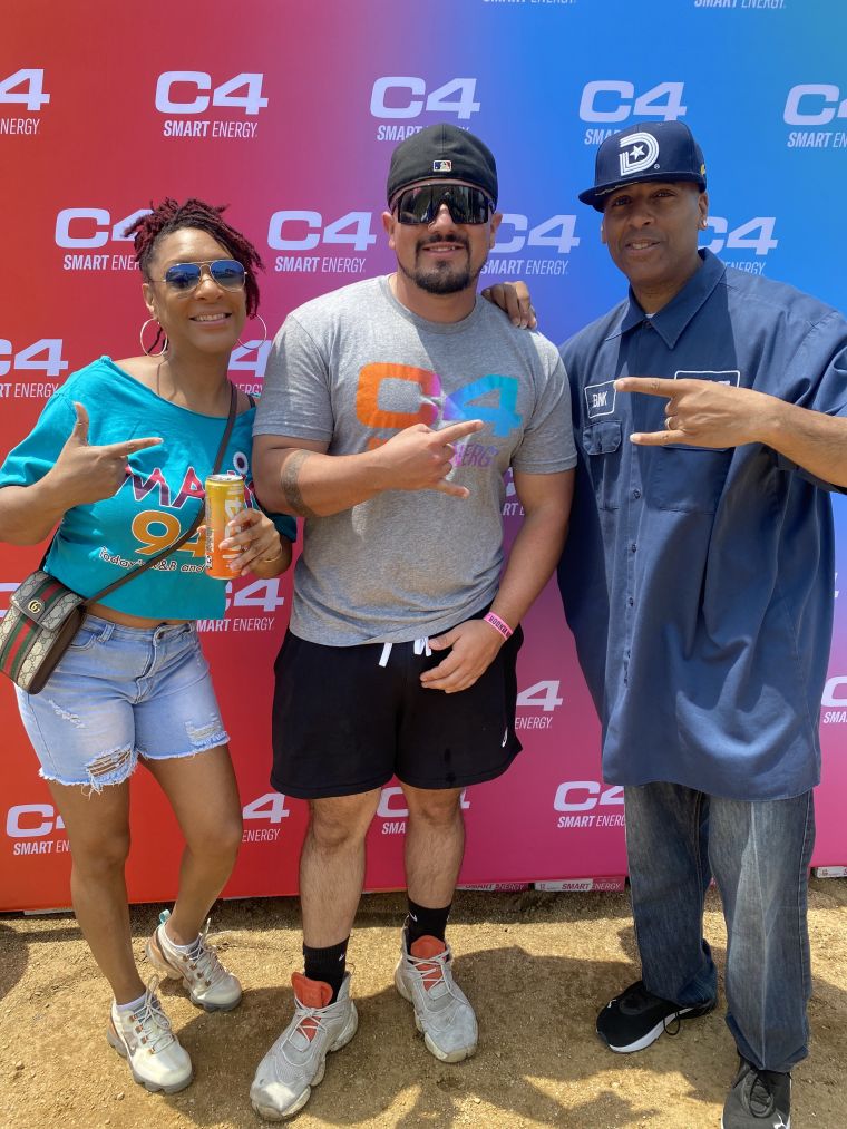 C4 Energy with 97.9 The Beat Majic 94.5 at Tacos and Tequila
