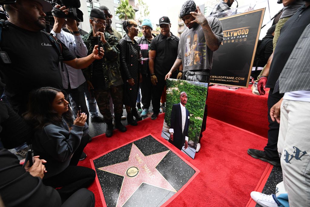 Tupac Receives Star On Hollywood Walk of Fame
