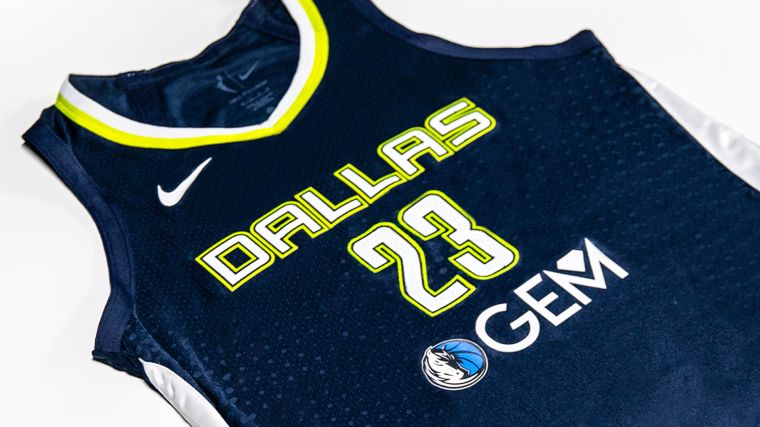 Dallas Wings G.E.M Jersey Blue