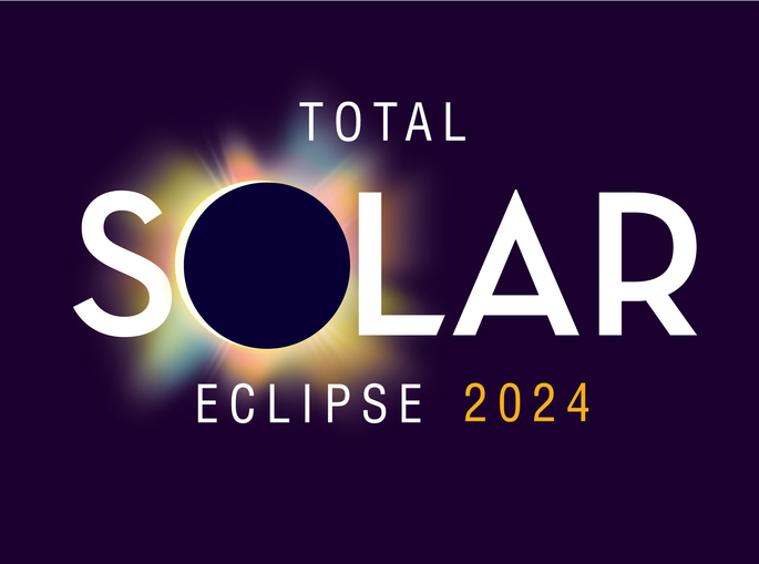 Total Solar Eclipse 2024 event web banner design template