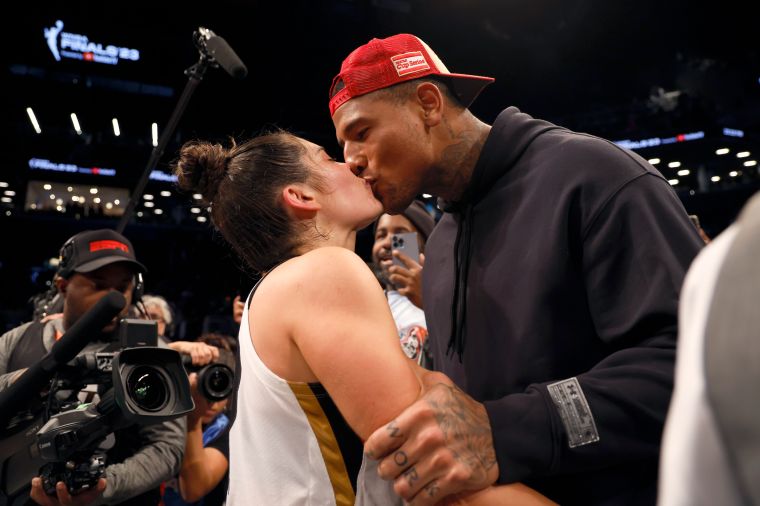 WNBA Star Kelsey Plum and Darren Waller