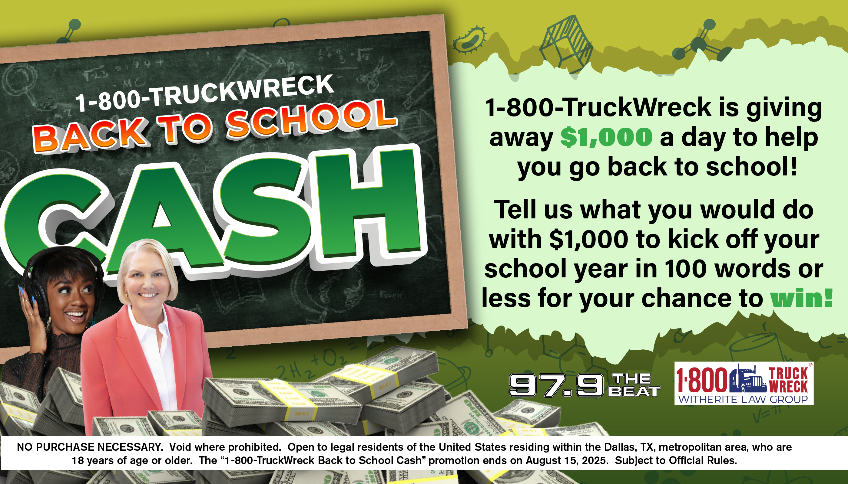 iOne Local | 1800TW Back to School Cash | 2025-07-25
