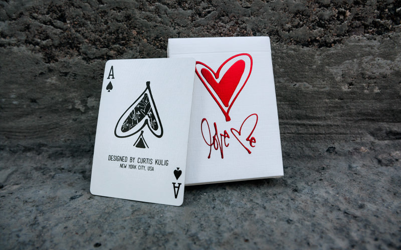 Curtis Kulig “Love Me” Playing Cards by Theory11