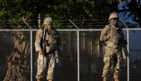 National Guard Arrives At Army Reserve Training Center South Of Chicago