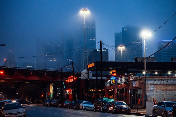 Deep Ellum by night - Dallas, Texas