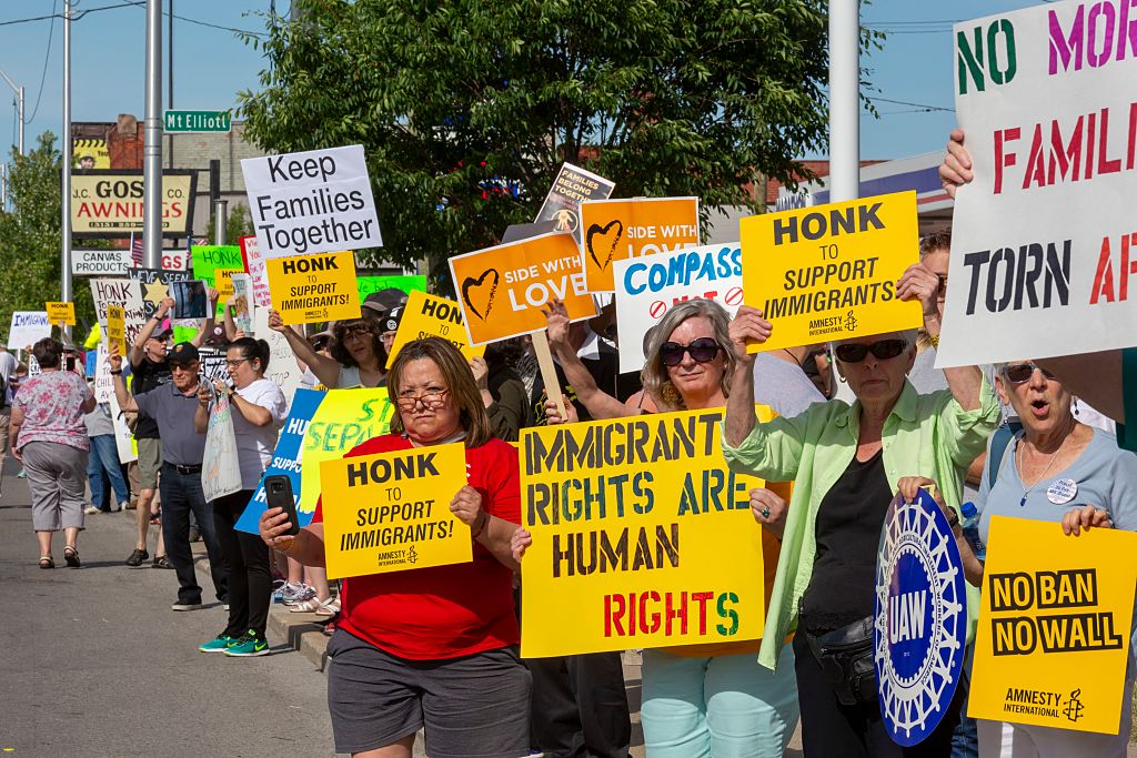 Rally Opposes Family Separation at Border