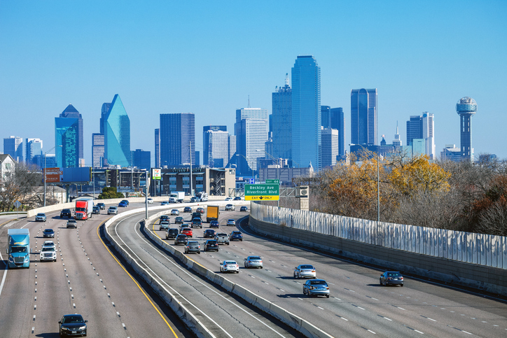 Dallas traffic, Texas