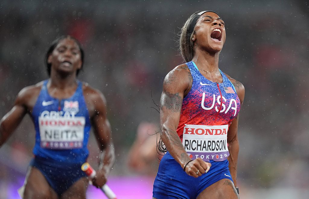 JAPAN-TOKYO-ATHLETICS-WORLD ATHLETICS CHAMPIONSHIPS-WOMEN'S 4x100M RELAY-FINAL