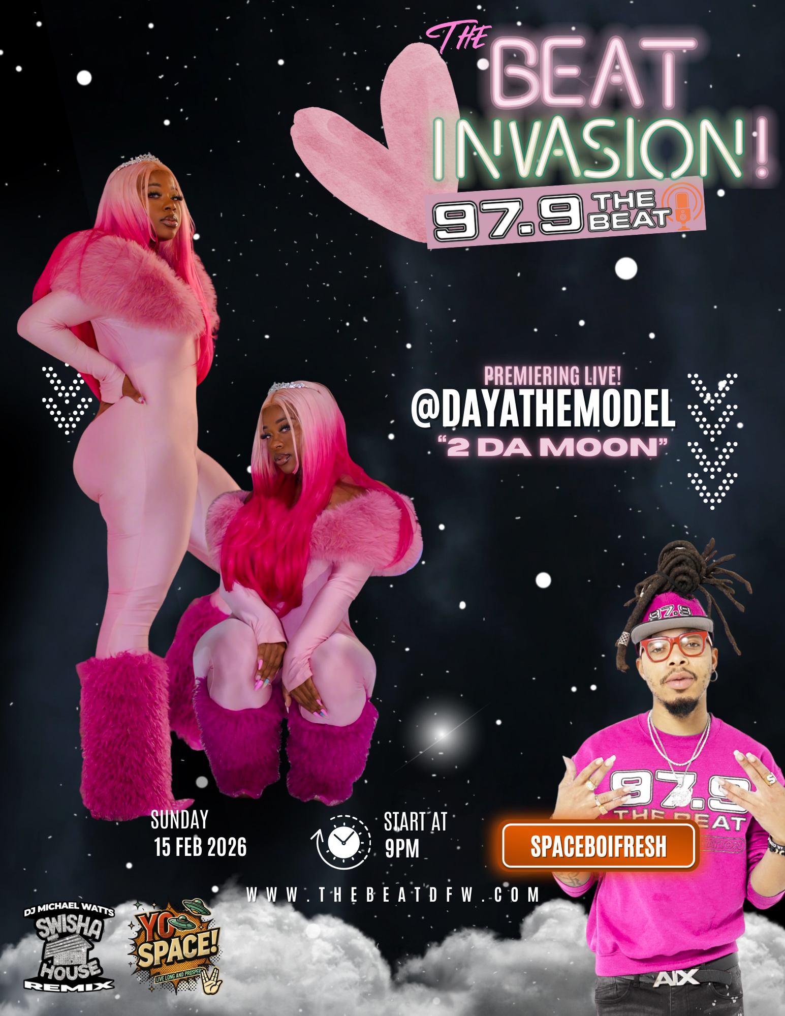 Star Gazing w Daya The model