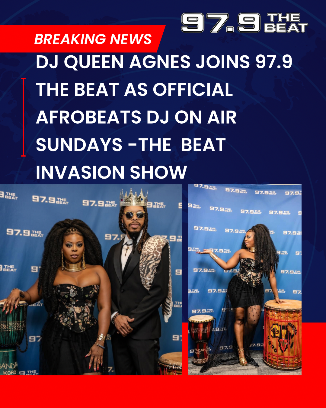 Dj Queen Agnes joins 979 the Beat