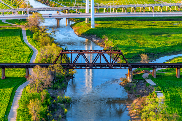 Bridges Over the Trinity River