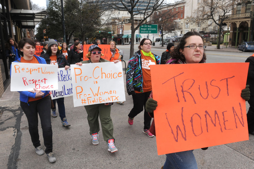 Pro-Choice March And Vessel Promo During SXSW