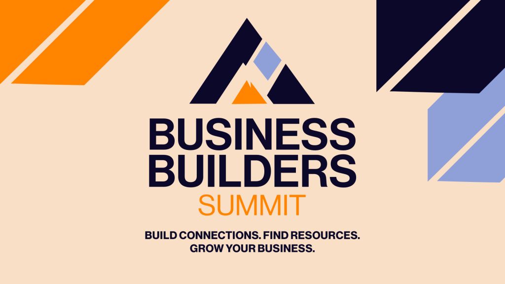 Business Builders Summit logo with text "BUILD CONNECTIONS. FIND RESOURCES. GROW YOUR BUSINESS.
