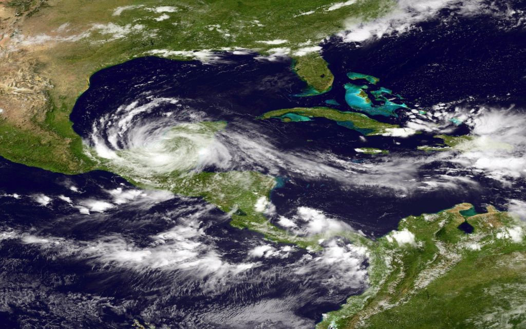 Ernesto Runs Over Yucatan Peninsula
