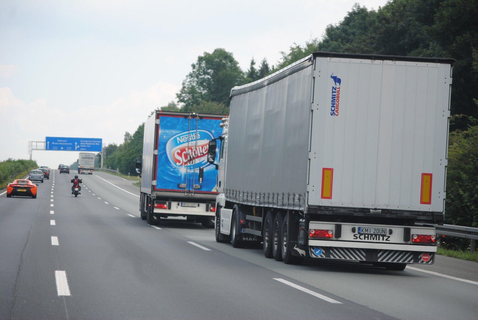 Stopping distance matters when sharing the road with trucks